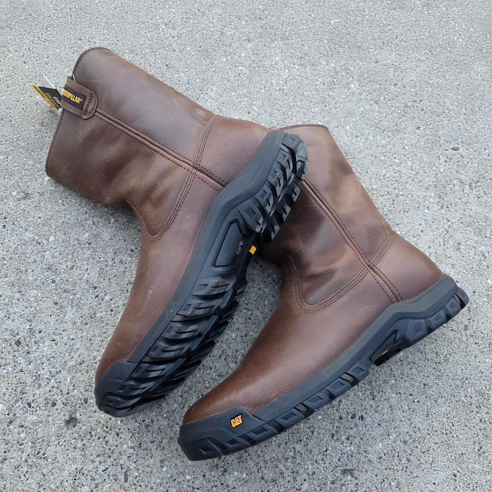 Caterpillar Men's Brown Leather  Size 11 Boots